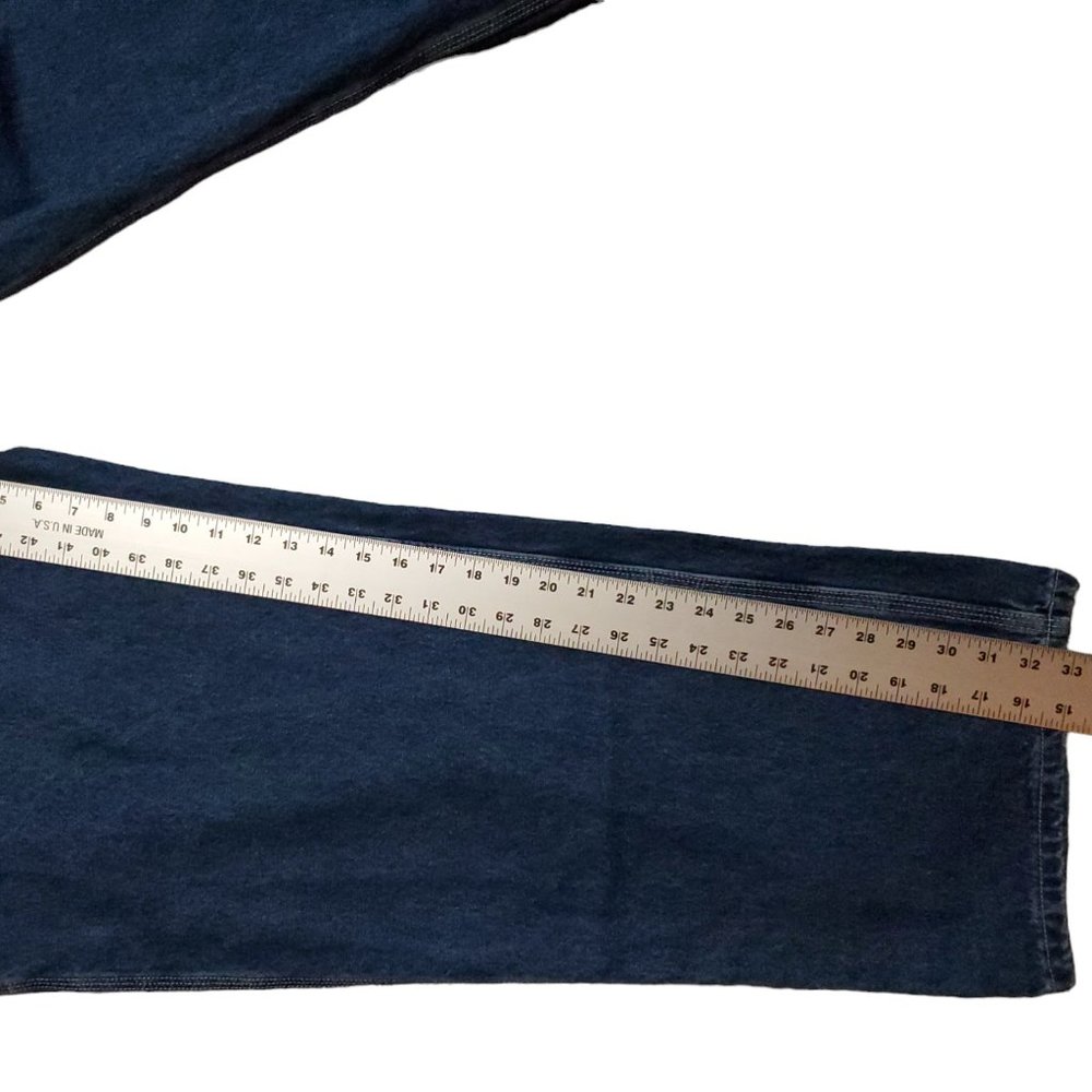 Carhartt B13 DST 46x32 (Meas 41x33 15" Rise) Dark Loose Fit Carpenter Jeans A17 - Picture 9 of 10